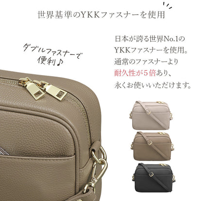 本革 ショルダーバッグ スクエア型【2種類のベルト付き】 レディース 斜め掛けできる 軽い 大きめ スマホショルダー バッグ バック