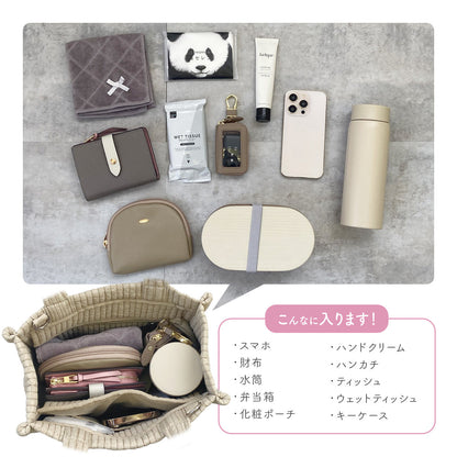 ヌビトート ミニトートバッグ 【軽量スクエア×2WAYショルダー】 ヌビバッグ ショルダーバッグ かわいい