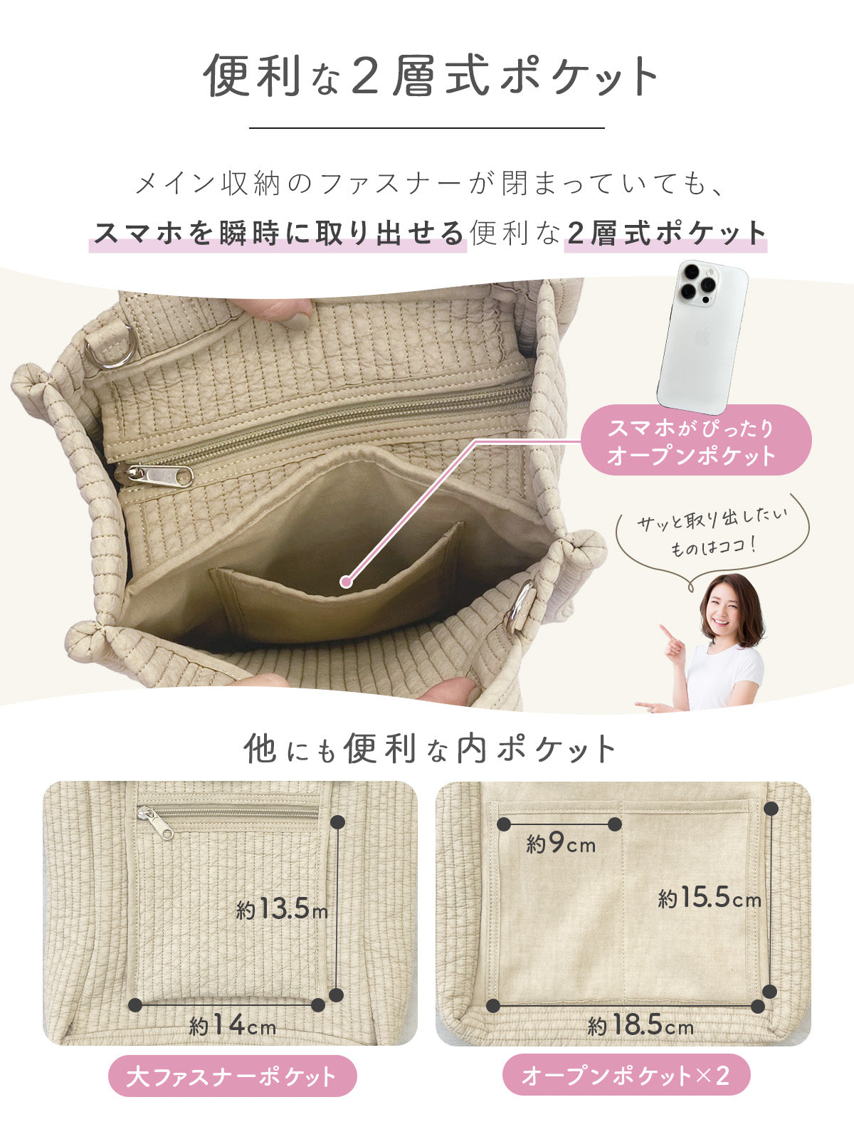 ヌビトート ミニトートバッグ 【軽量スクエア×2WAYショルダー】 ヌビバッグ ショルダーバッグ かわいい