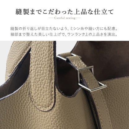 本革 キューブバッグ レディース ｜牛革 ハンドバッグ バケツ型 自立 軽量 底鋲付き Sサイズ Mサイズ 大容量 バッグインバッグ付き